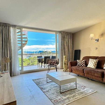 Penthouse Vue Mer Avec Rooftop,Jacuzzi,Et Parking Prive Antibes Exterior foto